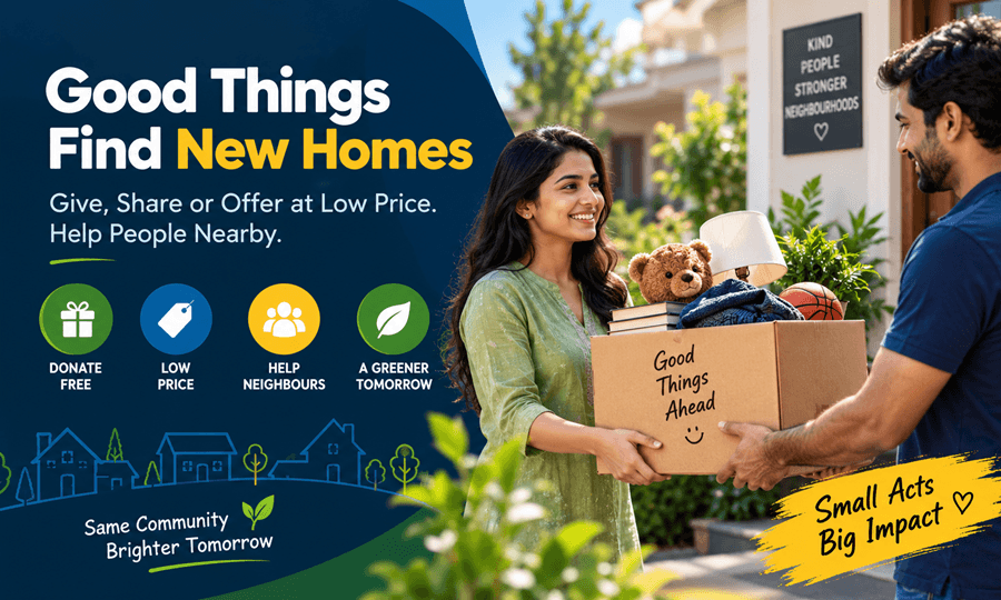 NoYesOffers - Give, sell and find items near you